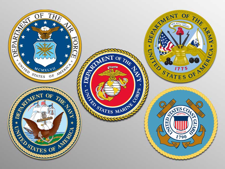 thumbnail image 2 of WarlordOne Department Of The Army Seal Sticker - Vinyl Decal, United States Armed Forces Graphic 2 of 4